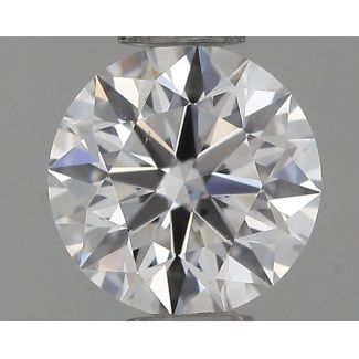 0.45 Carat Round F VS2 EX GIA Natural Diamond