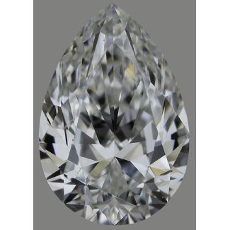 0.70 Carat Pear F SI2 - EX GIA Natural Diamond