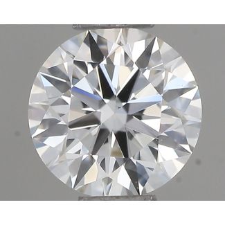 0.36 Carat Round H VS1 EX GIA Natural Diamond