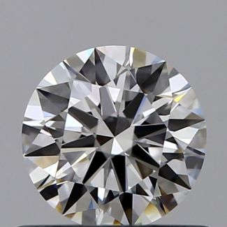 0.5 Carat Round F VS1 EX GIA Natural Diamond