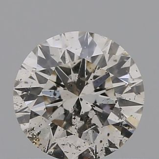 0.43 Carat Round J I1 EX GIA Natural Diamond