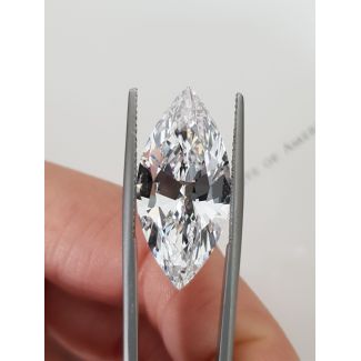 12.29 Carat Marquise D VS1 - VG GD GIA Natural Diamond