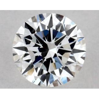 0.38 Carat Round D VVS1 EX GIA Natural Diamond