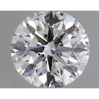 0.51 Carat Round E SI2 EX GIA Natural Diamond