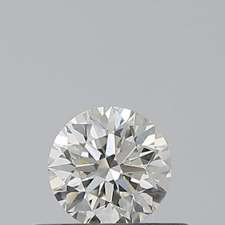 0.31 Carat Round H VS2 EX GIA Natural Diamond