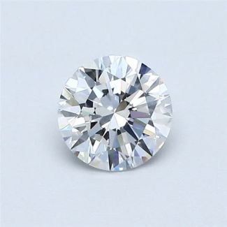 0.5 Carat Round F VS2 EX GIA Natural Diamond