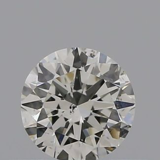 0.30 Carat Round J SI2 VG EX GIA Natural Diamond