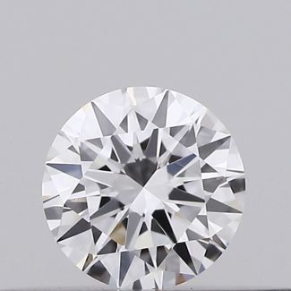 0.18 Carat Round D VVS2 VG GIA Natural Diamond