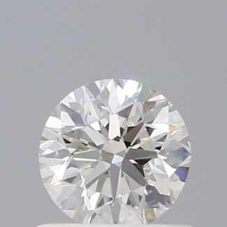 0.60 Carat Round H IF EX VG GIA Natural Diamond