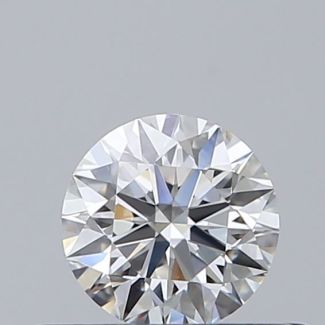 0.37 Carat Round F VS1 EX GIA Natural Diamond