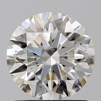 1.11 Carat Round J SI1 EX GIA Natural Diamond