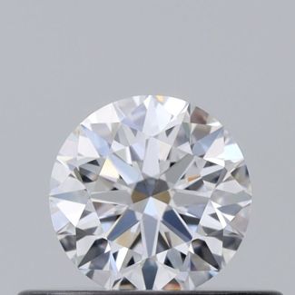 0.35 Carat Round D VVS1 EX VG GIA Natural Diamond