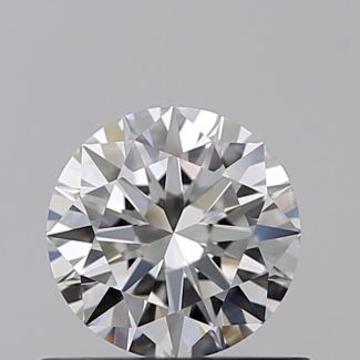 0.50 Carat Round E IF EX GIA Natural Diamond