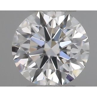 0.24 Carat Round F VVS1 EX GIA Natural Diamond