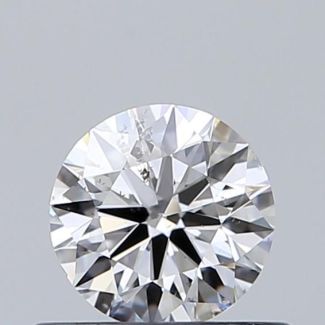 0.40 Carat Round E SI2 EX VG GIA Natural Diamond