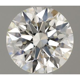 0.5 Carat Round H VVS2 EX VG IGI Natural Diamond