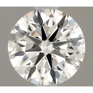 0.53 Carat Round D VS2 EX GIA Natural Diamond