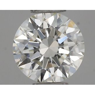 0.36 Carat Round I VS1 EX IGI Natural Diamond