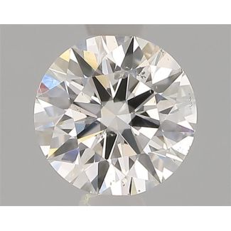 0.52 Carat Round E SI1 EX VG GIA Natural Diamond