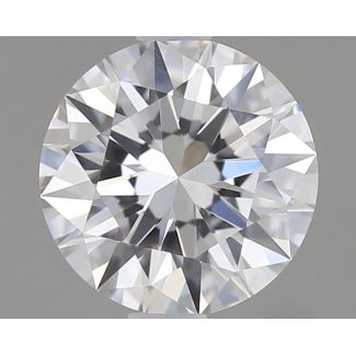 0.4 Carat Round D VVS1 EX GIA Natural Diamond