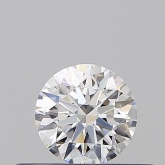 0.31 Carat Round D VVS1 EX VG GIA Natural Diamond