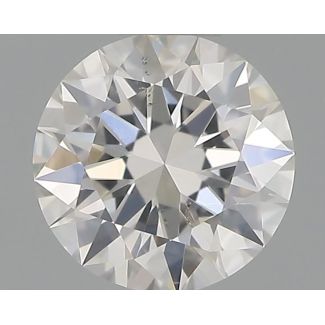 0.28 Carat Round F SI1 EX GIA Natural Diamond