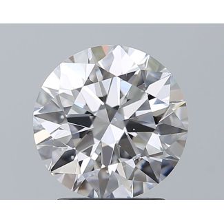 2.02 Carat Round D SI1 EX GIA Natural Diamond