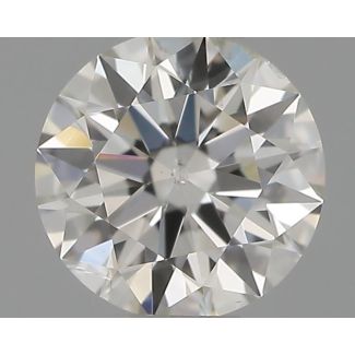 0.30 Carat Round H SI2 EX IGI Natural Diamond