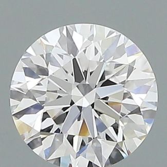 0.60 Carat Round D VVS1 EX GIA Natural Diamond