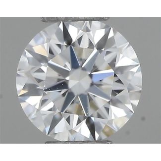 0.23 Carat Round E VVS1 EX GIA Natural Diamond