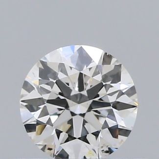 0.33 Carat Round E SI1 EX VG GIA Natural Diamond