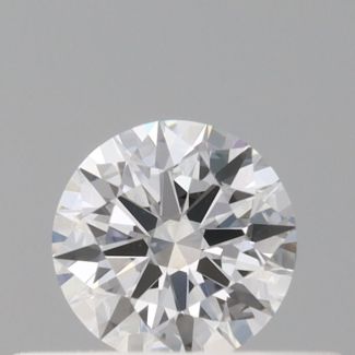 0.31 Carat Round D VVS1 EX GIA Natural Diamond