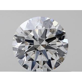 0.4 Carat Round H VVS2 EX GIA Natural Diamond