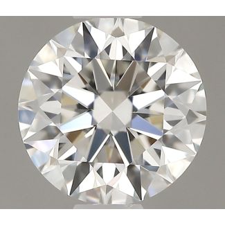 0.54 Carat Round H VVS1 VG EX GIA Natural Diamond