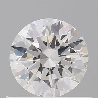 0.62 Carat Round E VVS1 EX GIA Natural Diamond