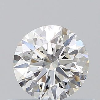 0.51 Carat Round G VS1 EX GIA Natural Diamond