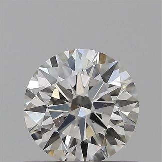 0.50 Carat Round H VS2 EX GIA Natural Diamond