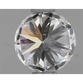 0.61 Carat Round F VVS1 EX GIA Natural Diamond