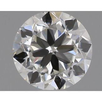 0.5 Carat Round H VVS1 GD VG GIA Natural Diamond