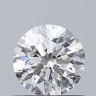 0.6 Carat Round D VS1 EX VG GIA Natural Diamond