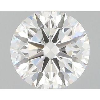 0.86 Carat Round H VVS2 EX GIA Natural Diamond