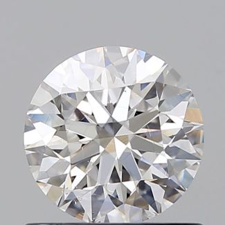 0.8 Carat Round D SI1 EX VG GIA Natural Diamond