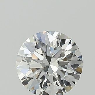 0.5 Carat Round H VVS1 EX GIA Natural Diamond