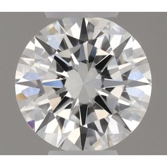 0.18 Carat Round H IF EX VG GIA Natural Diamond