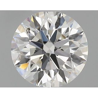 0.5 Carat Round G SI1 EX GIA Natural Diamond