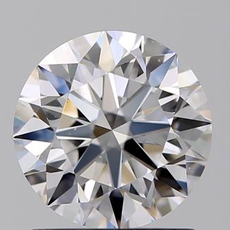 1.13 Carat Round D VS2 EX GIA Natural Diamond