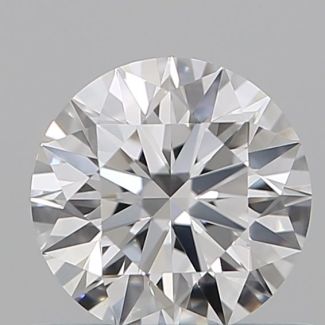 0.57 Carat Round D VVS1 EX GIA Natural Diamond