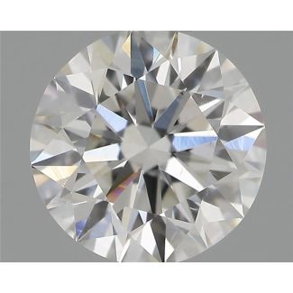 0.70 Carat Round F VS2 EX VG GIA Natural Diamond