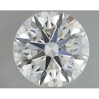 0.7 Carat Round H VVS2 EX GIA Natural Diamond