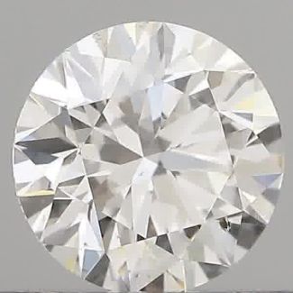 0.60 Carat Round F VS2 EX GIA Natural Diamond